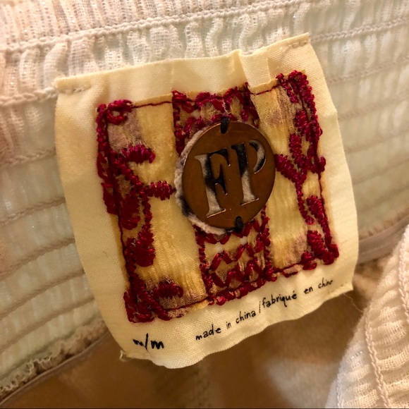 Free People Floral Tapestry Skirt in Beige/White - Picture 3 of 5